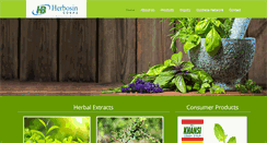 Desktop Screenshot of herbosin.com
